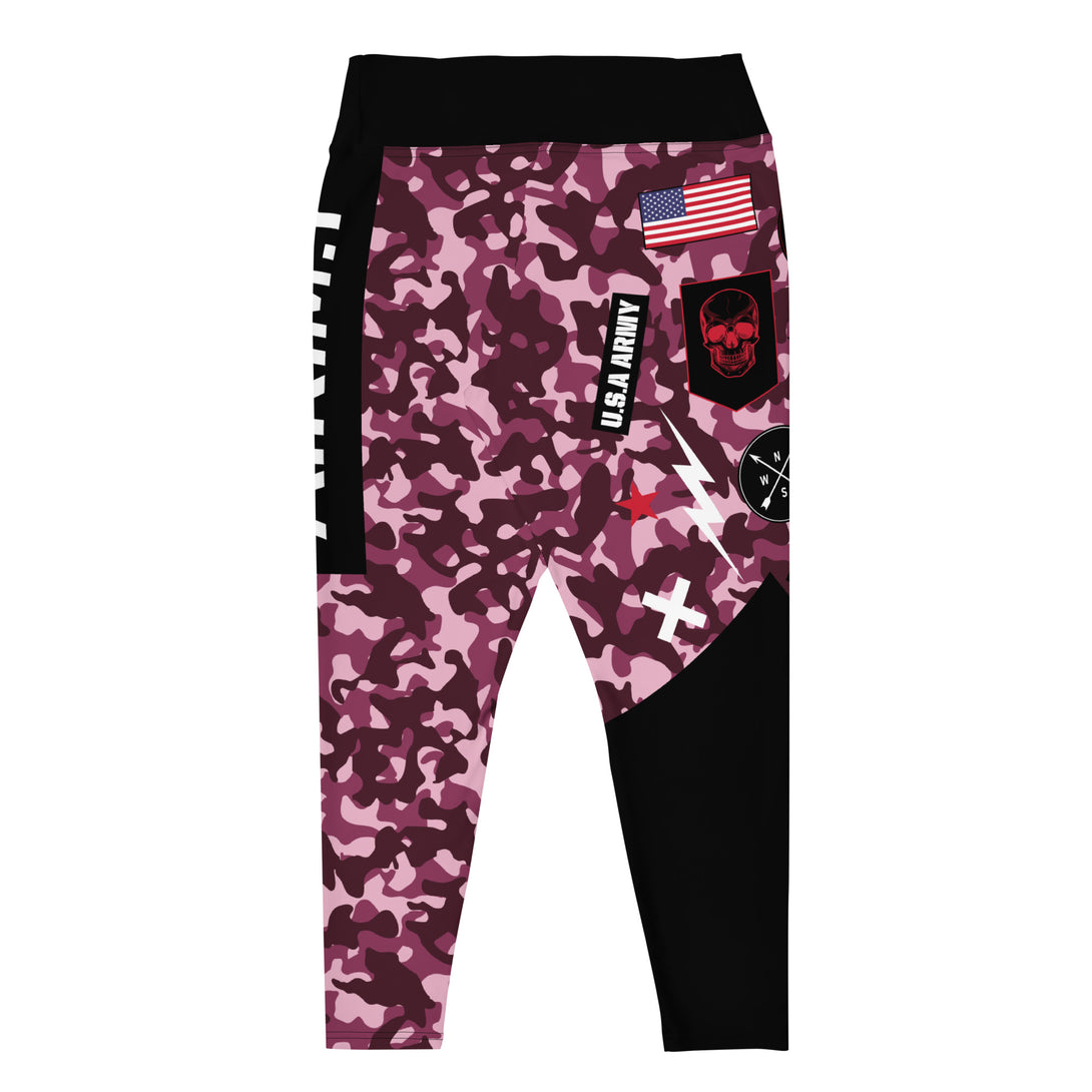 Alpha Unit Camouflage Plus Size Leggings