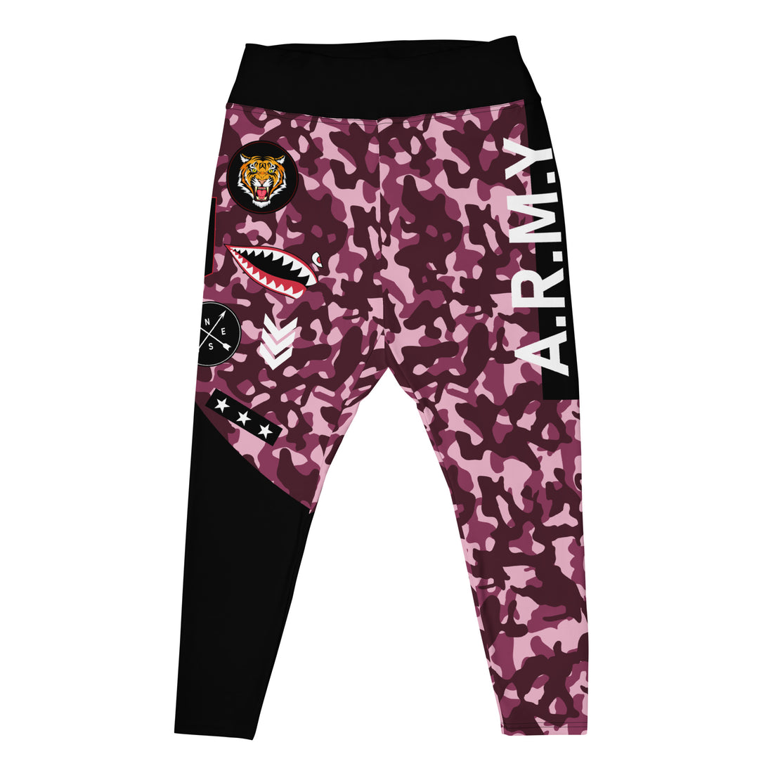 Alpha Unit Camouflage Plus Size Leggings