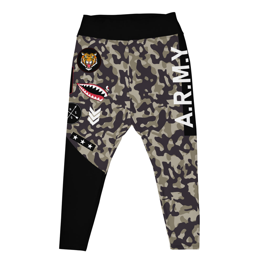 Alpha Unit Camouflage Plus Size Leggings