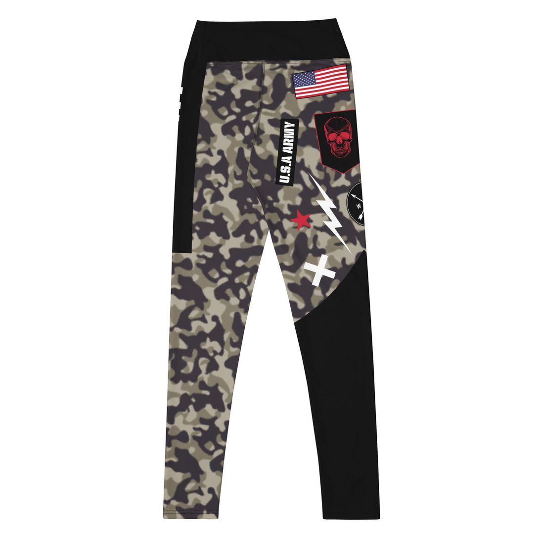 Alpha Unit Camouflage Yoga Leggings