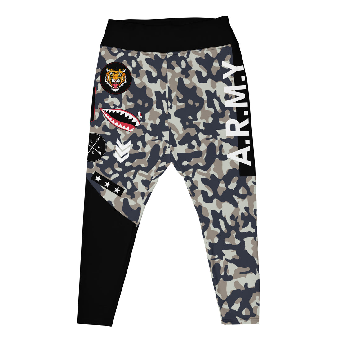 Alpha Unit Camouflage Plus Size Leggings