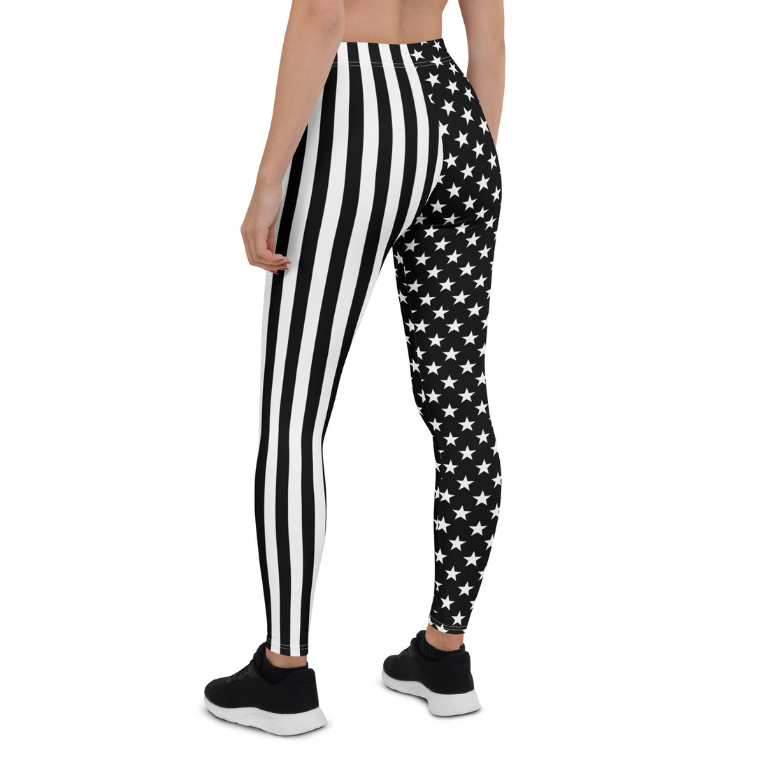 American Flag Patriotic Leggings