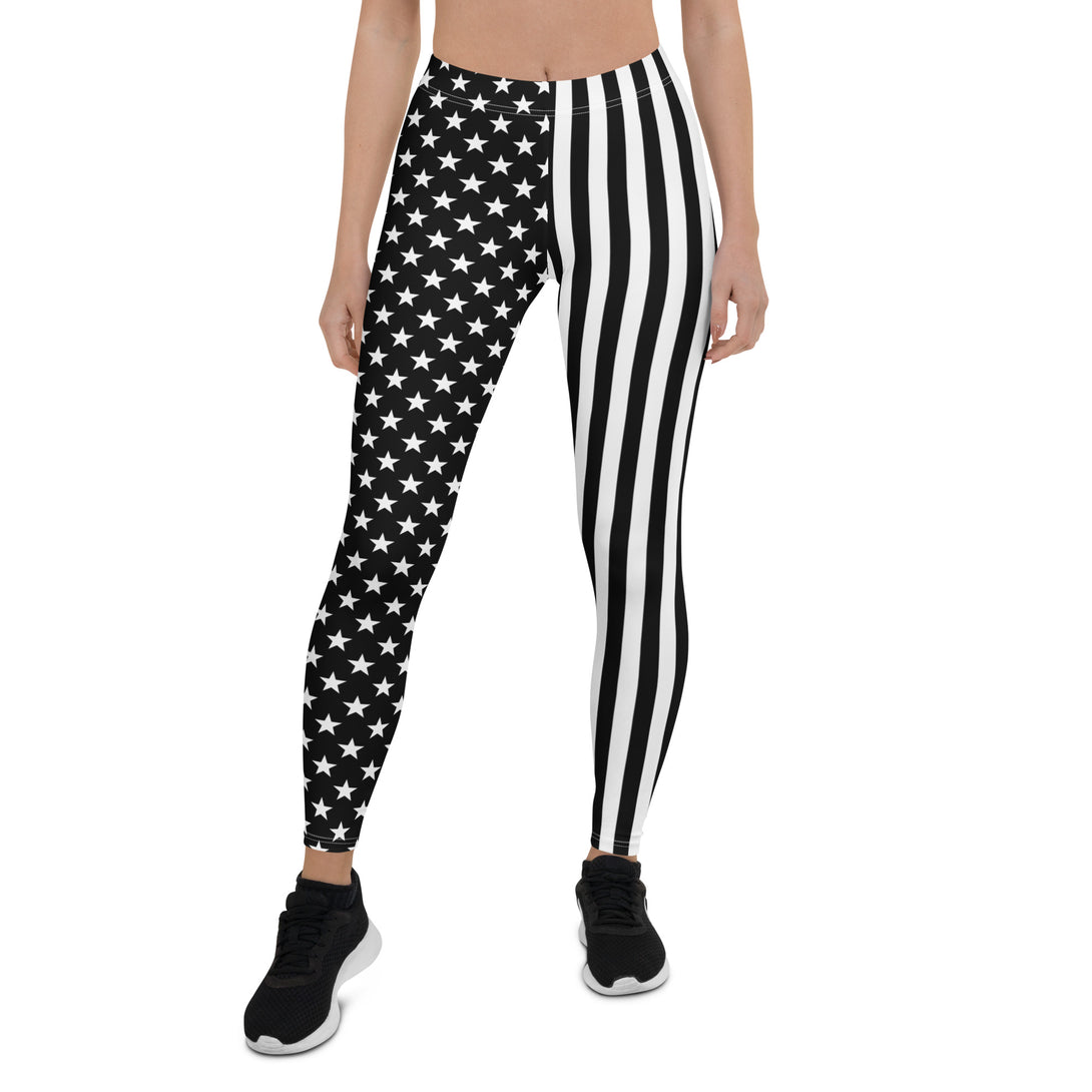 American Flag Patriotic Leggings