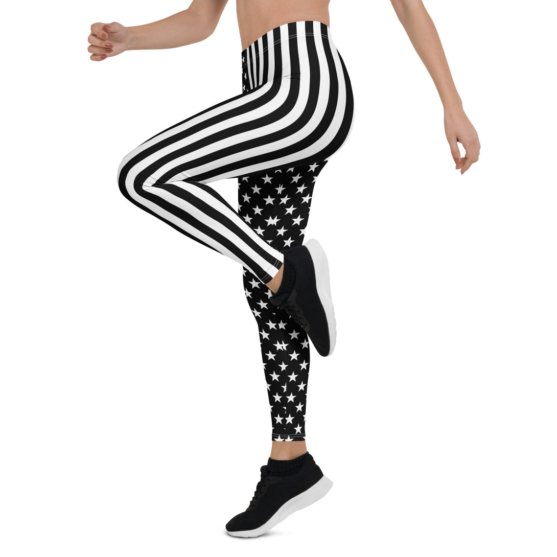 American Flag Patriotic Leggings