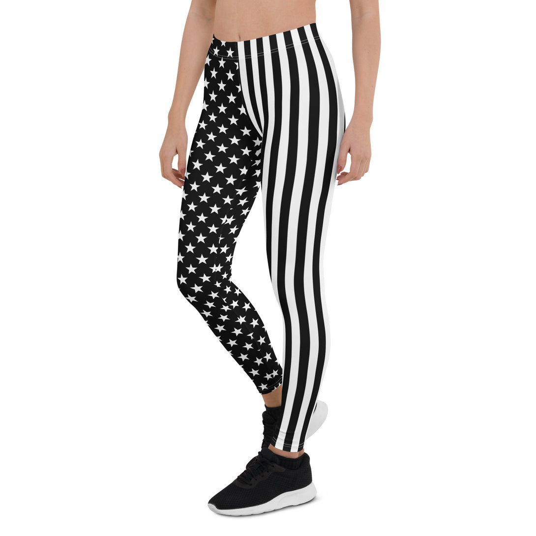 American Flag Patriotic Leggings