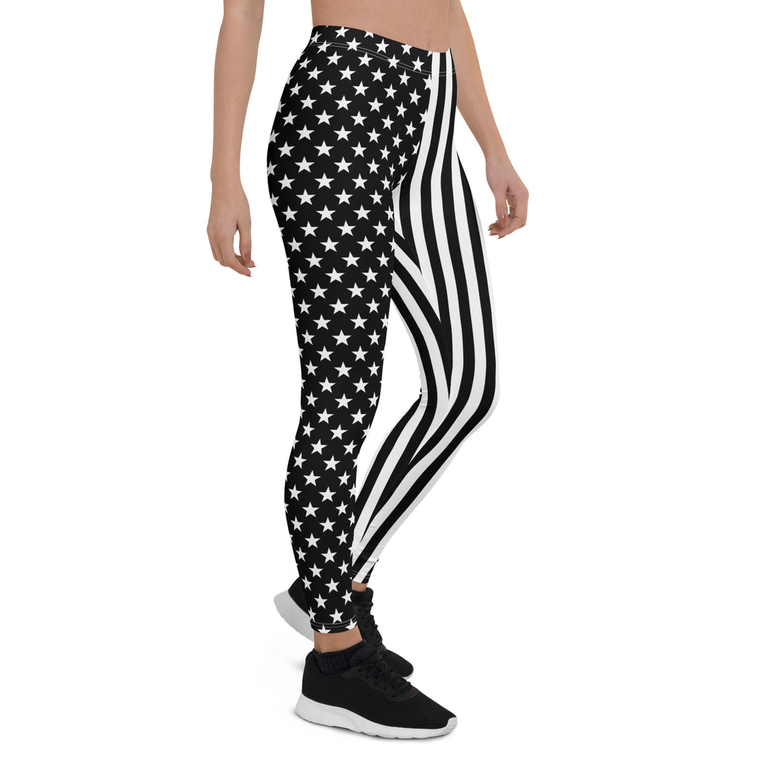 American Flag Patriotic Leggings