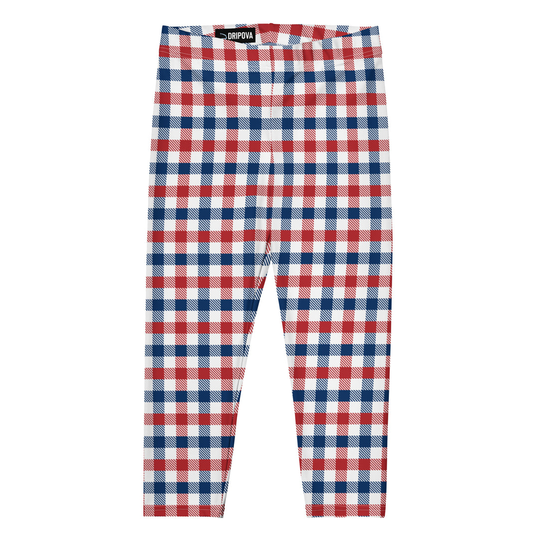 Americana Check Capris