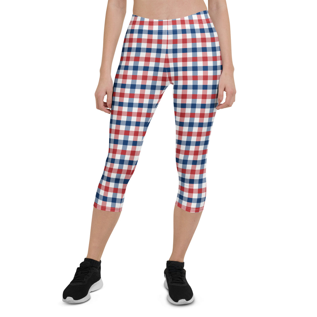 Americana Check Capris