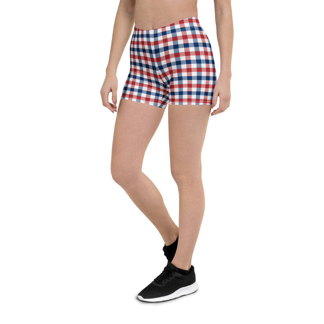 Americana Check Shorts