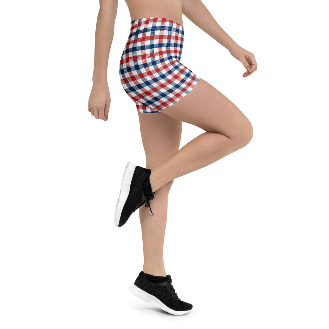Americana Check Shorts