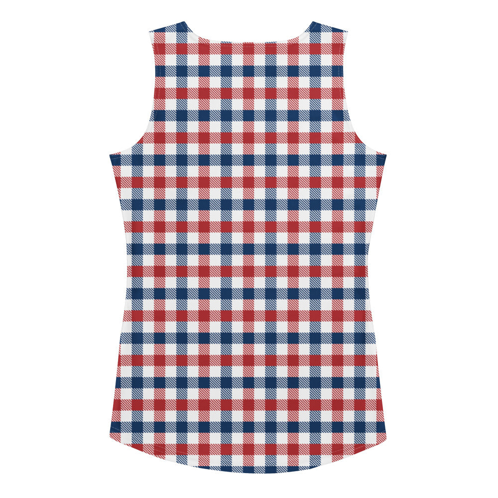 Americana Check Tank Top