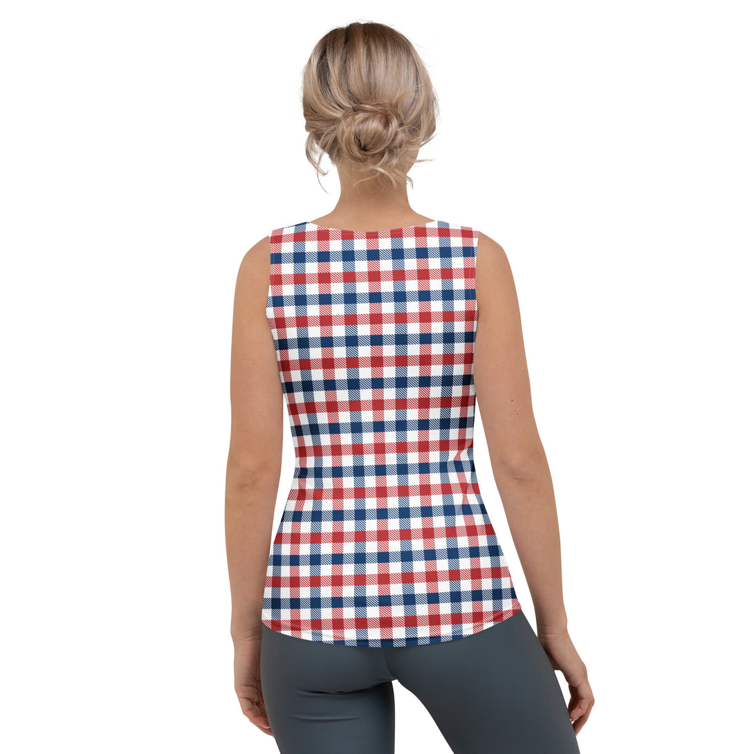 Americana Check Tank Top