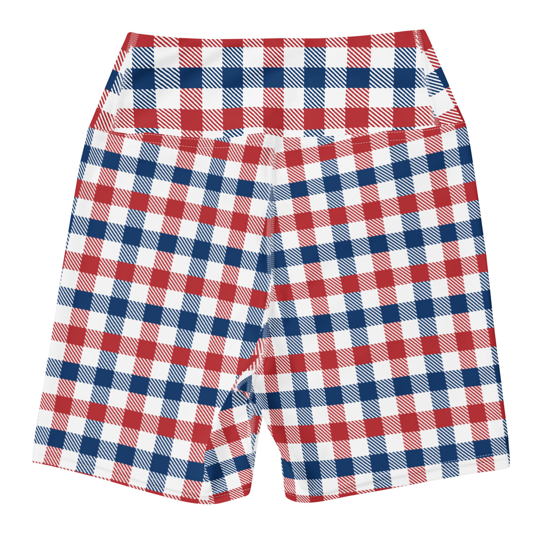 Americana Check Yoga Shorts