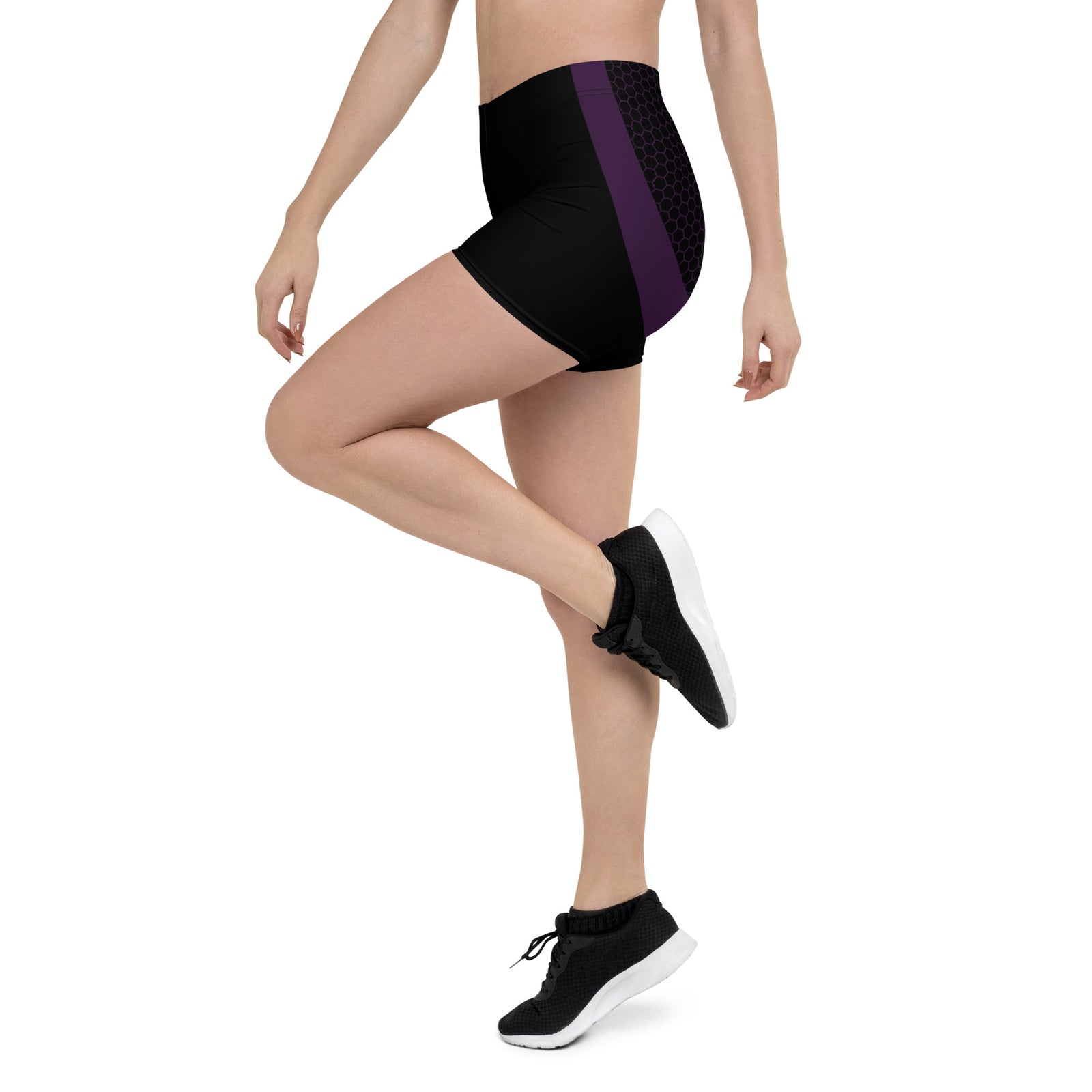 Buzzworthy Honeycomb Hive Purple Shorts