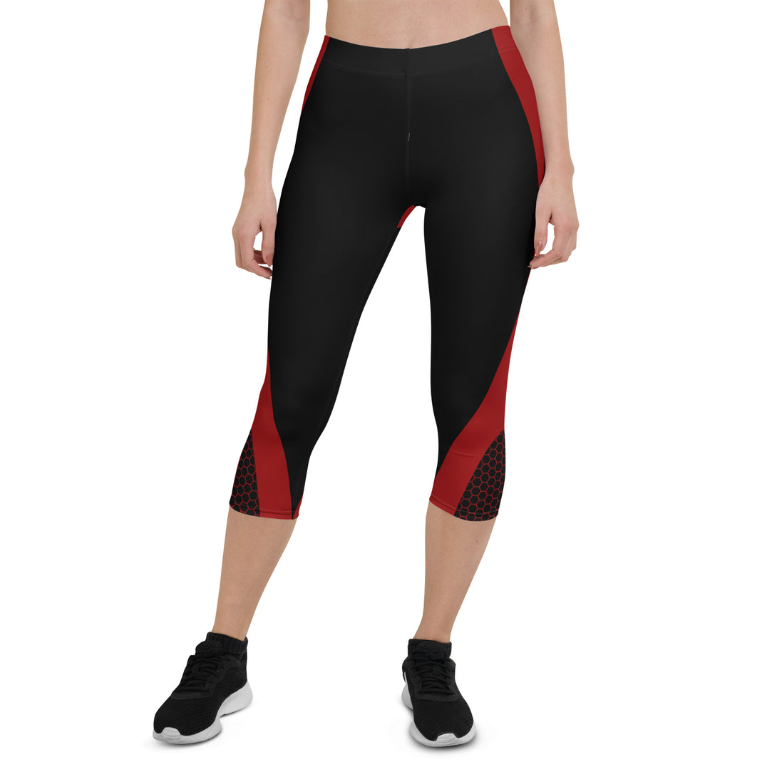 Buzzworthy Honeycomb Hive Red Capris