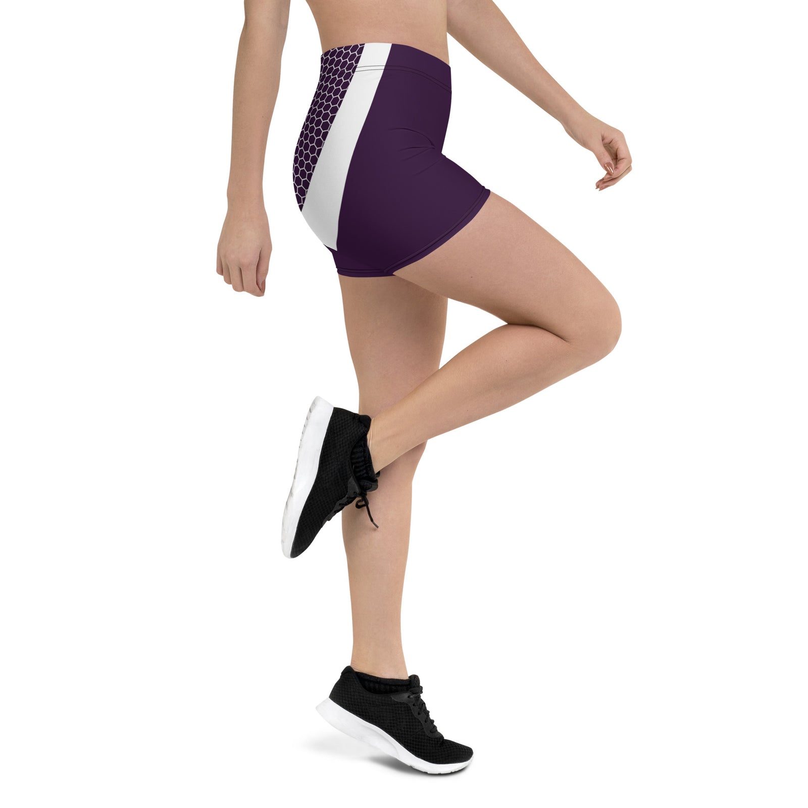 Buzzworthy Honeycomb Hive Purple Shorts