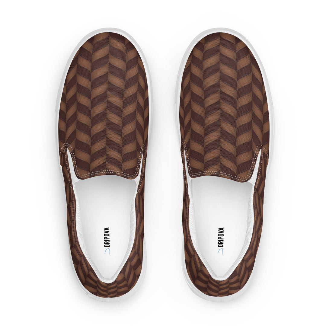Candy Cane Craze Slip-On Canvas Shoes