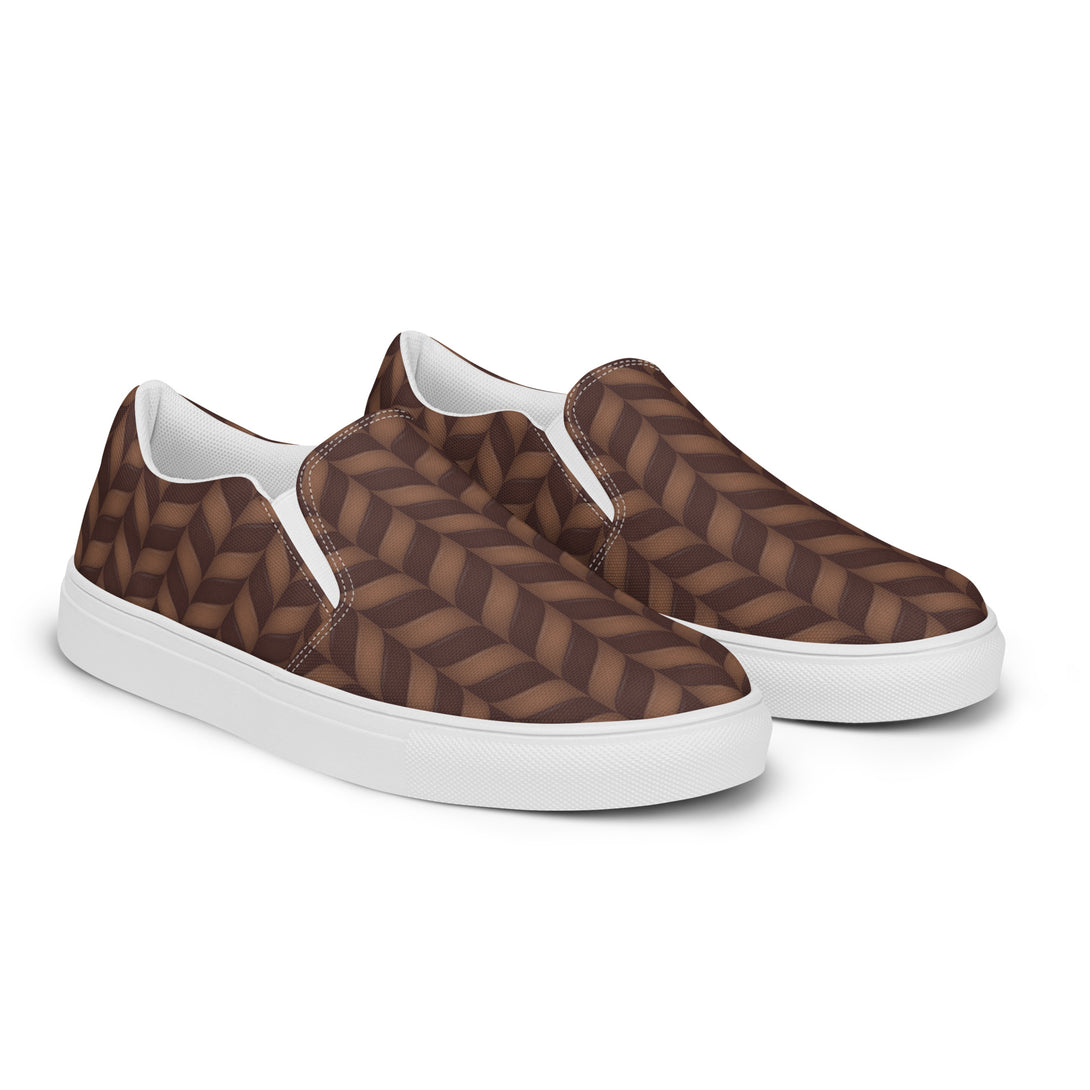 Candy Cane Craze Slip-On Canvas Shoes
