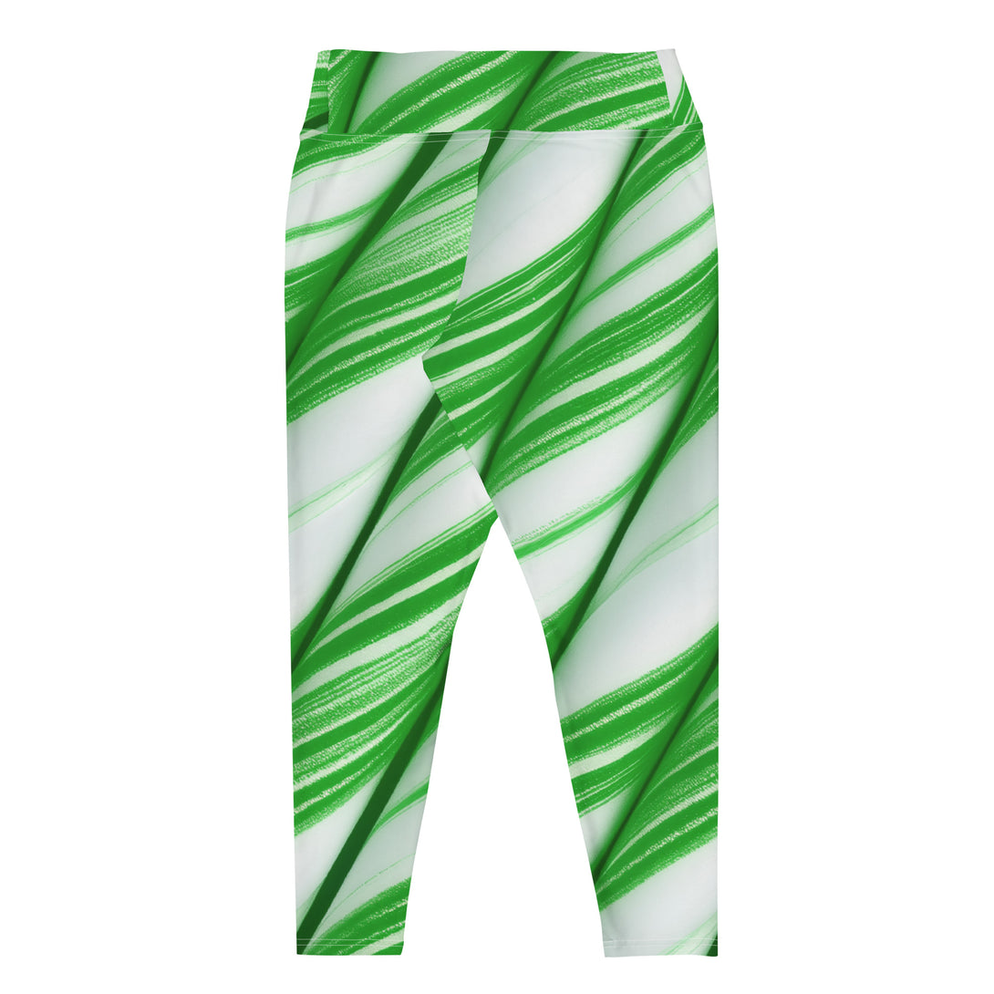 Candy Cane Crush Plus Size Leggings