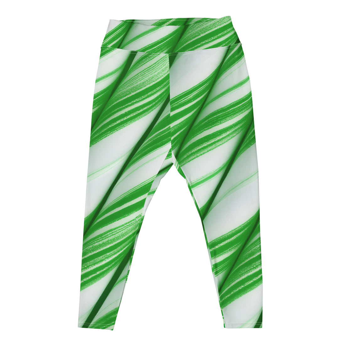 Candy Cane Crush Plus Size Leggings