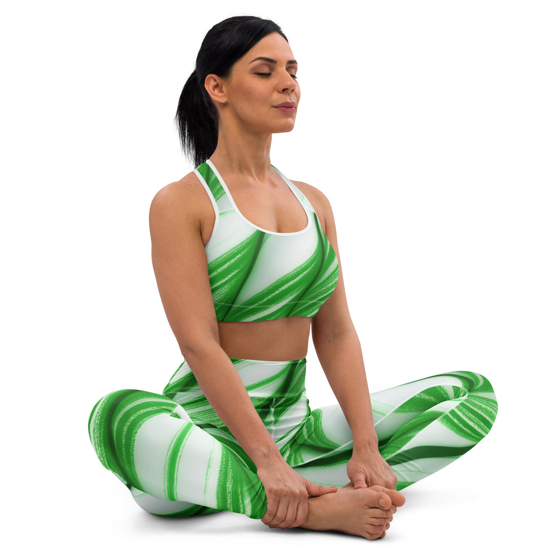 Candy Cane Crush Sports Bra
