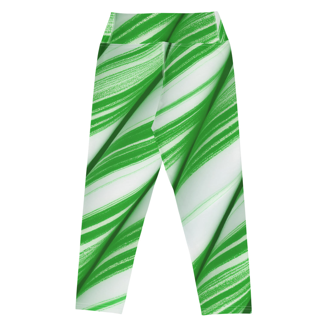 Candy Cane Crush Yoga Capris
