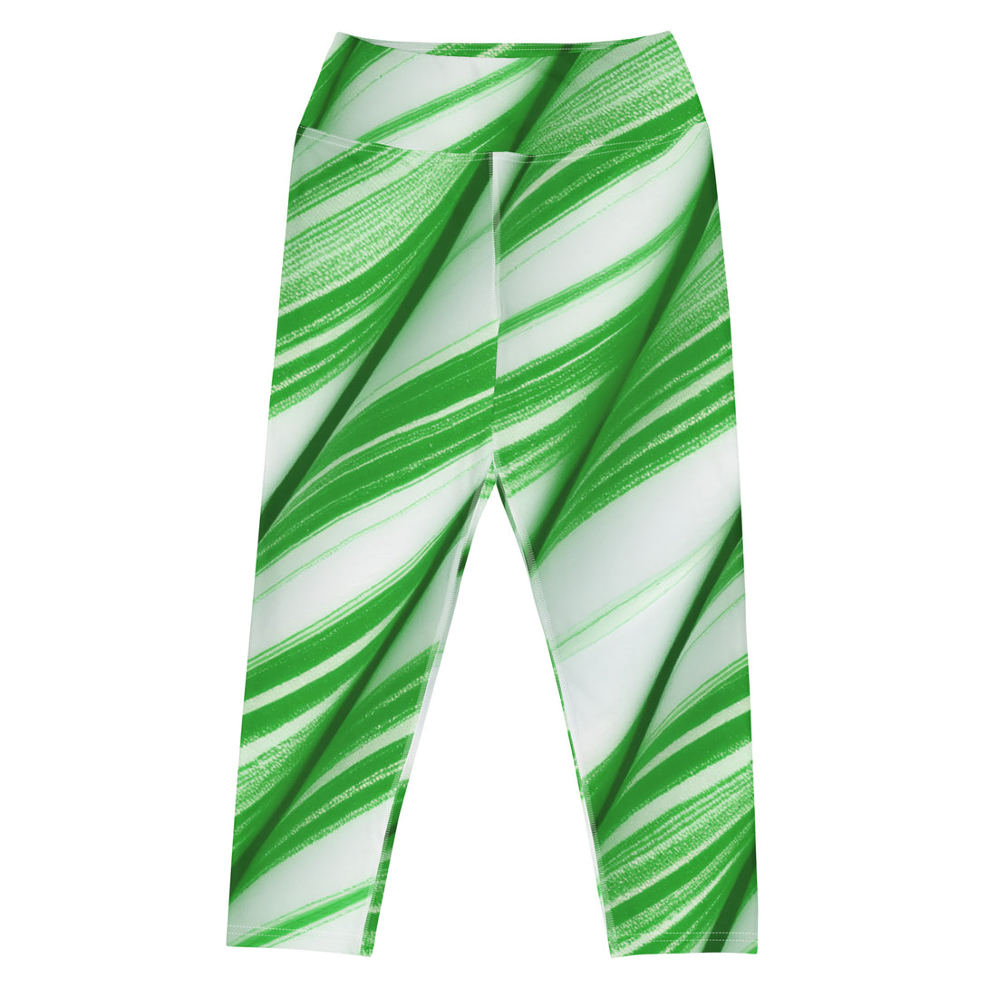 Candy Cane Crush Yoga Capris