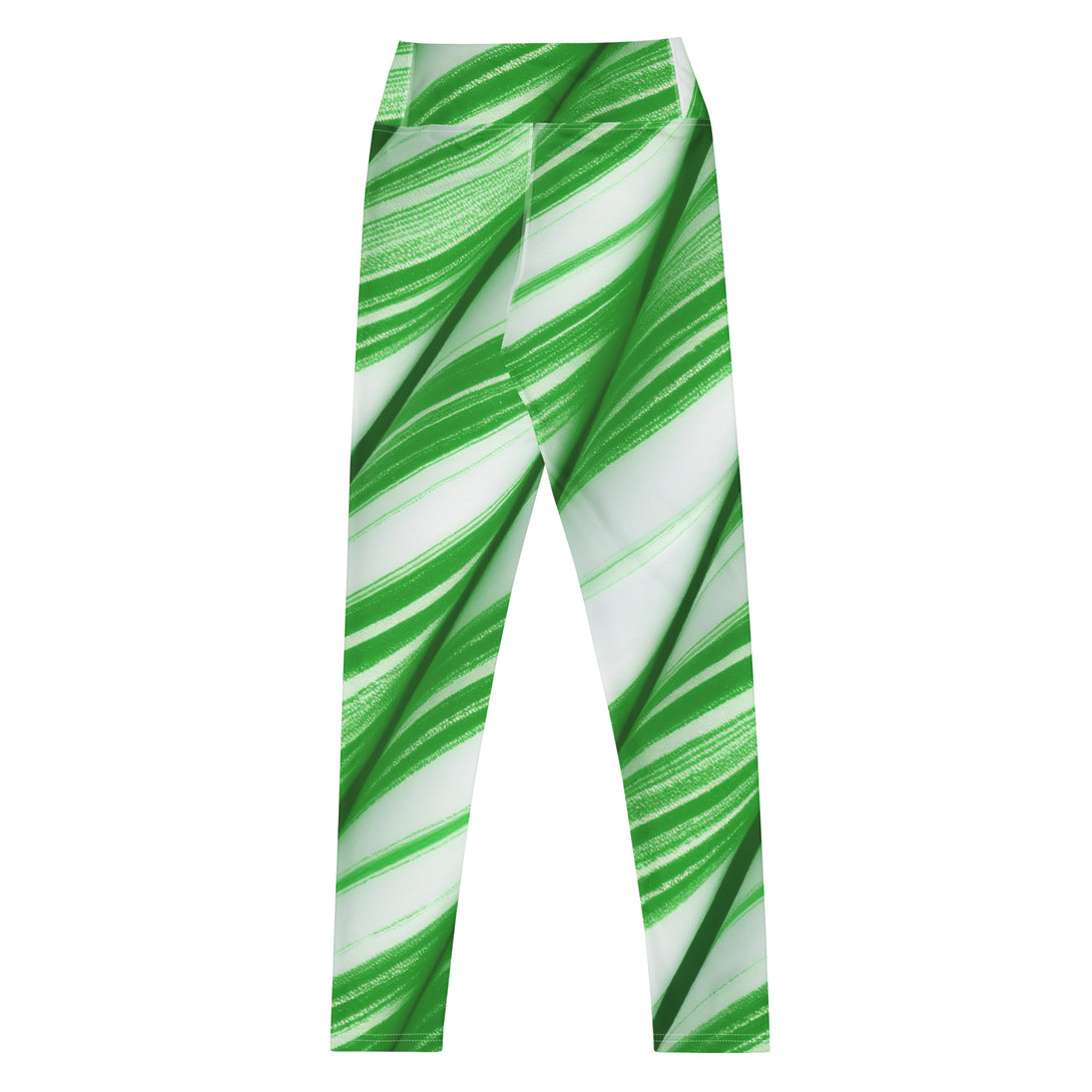 Candy Cane Crush Yoga Leggings
