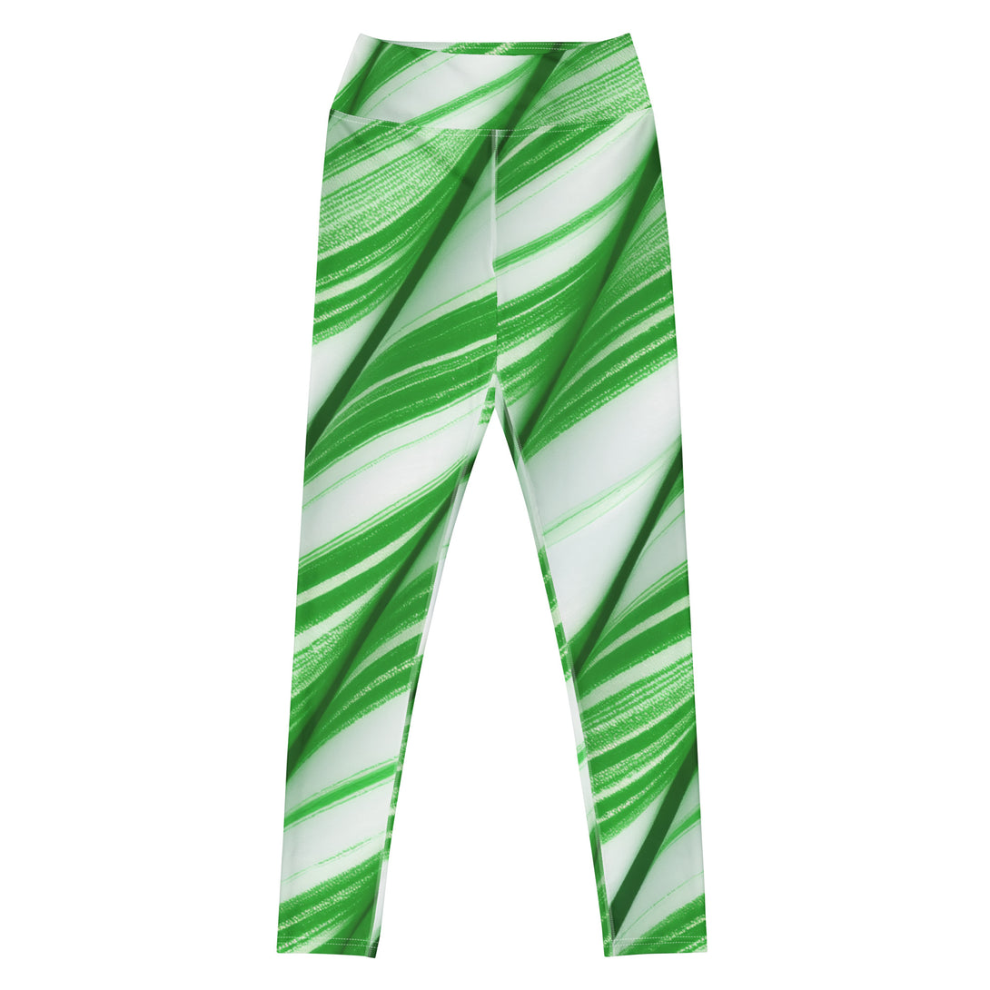 Candy Cane Crush Yoga Leggings