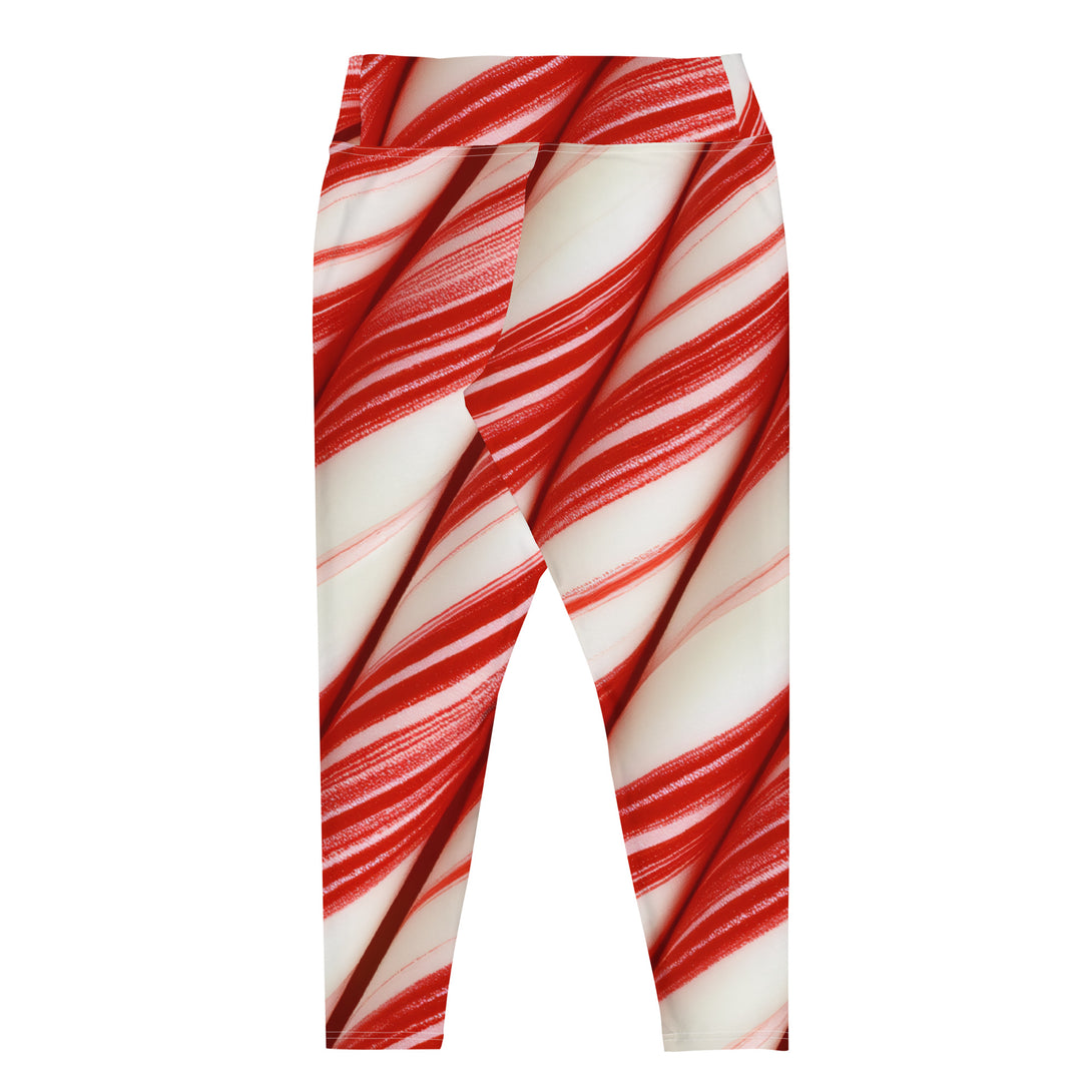 Candy Cane Crush Plus Size Leggings