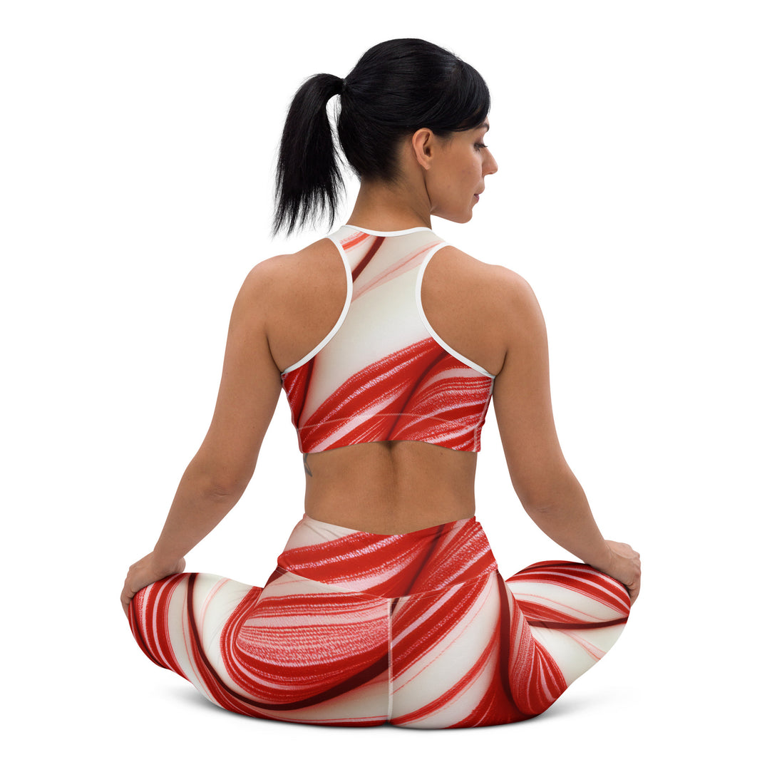 Candy Cane Crush Sports Bra