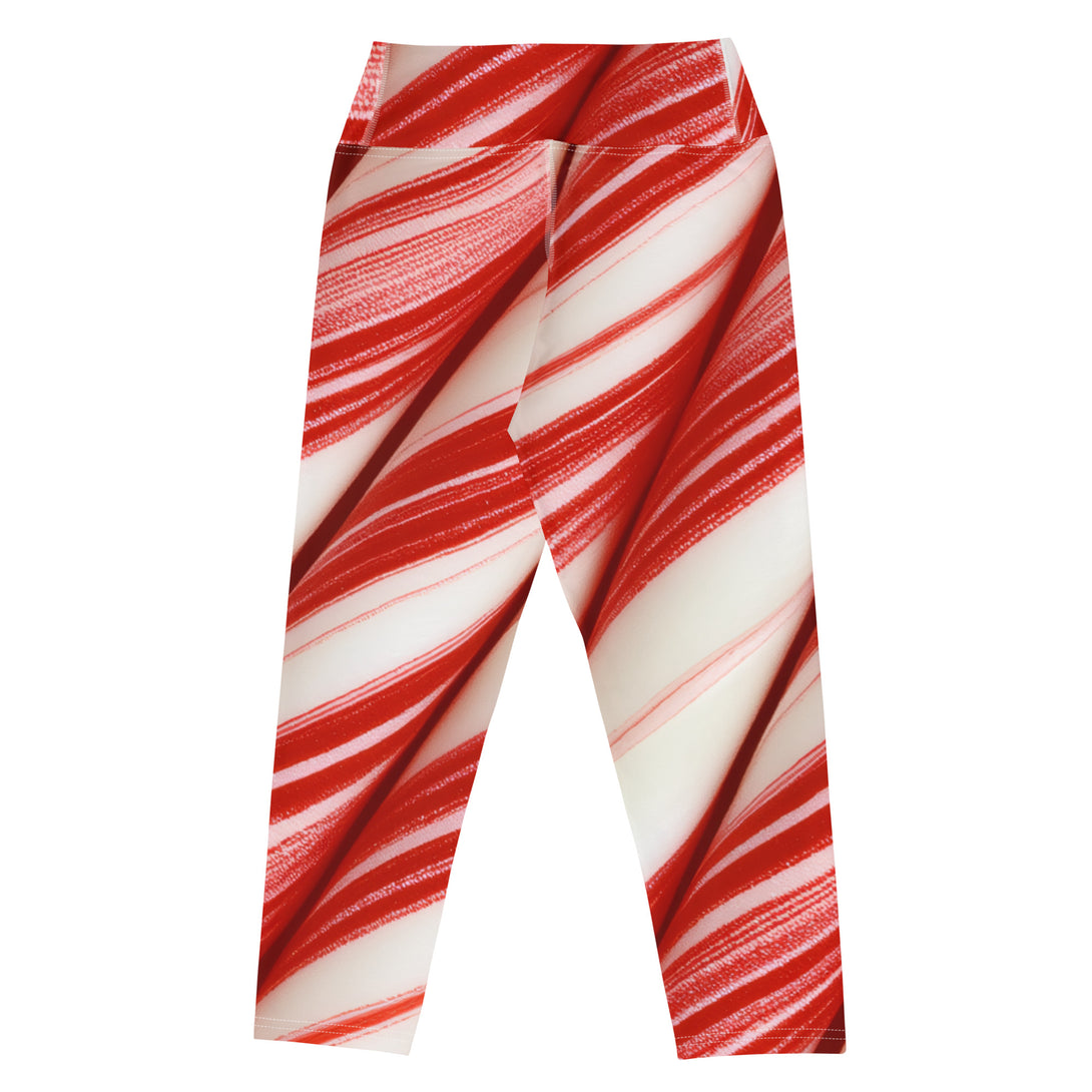 Candy Cane Crush Yoga Capris