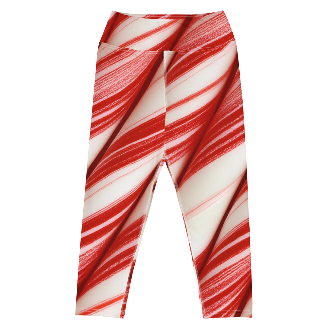 Candy Cane Crush Yoga Capris