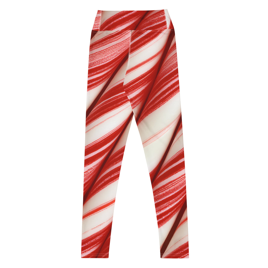 Candy Cane Crush Yoga Leggings