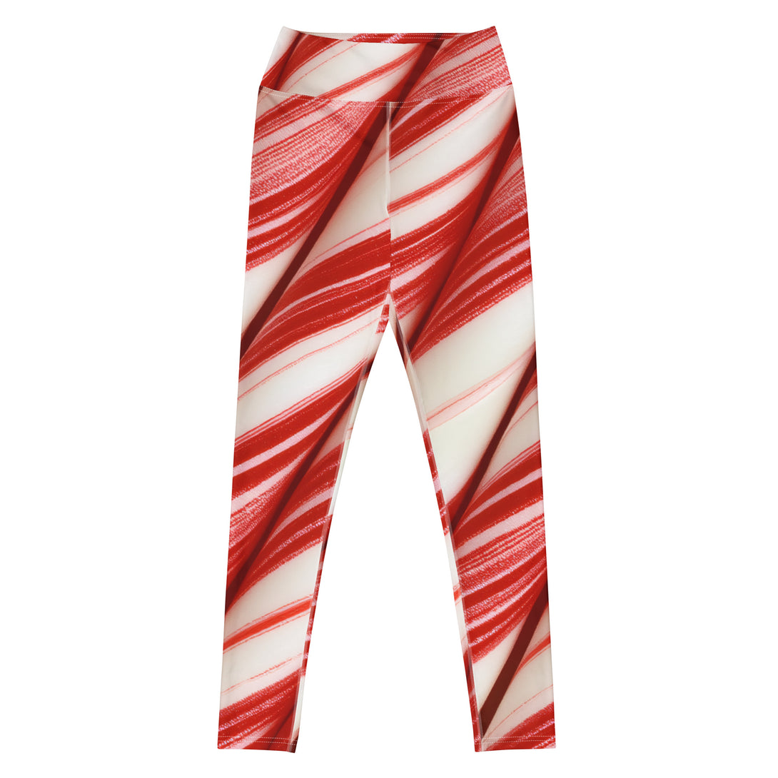 Candy Cane Crush Yoga Leggings