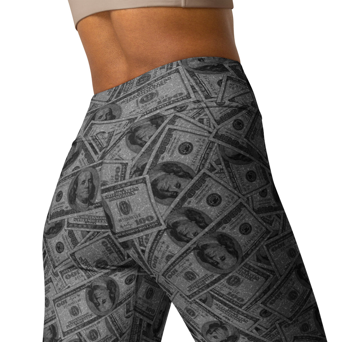 Cash Me If You Can Yoga Leggings