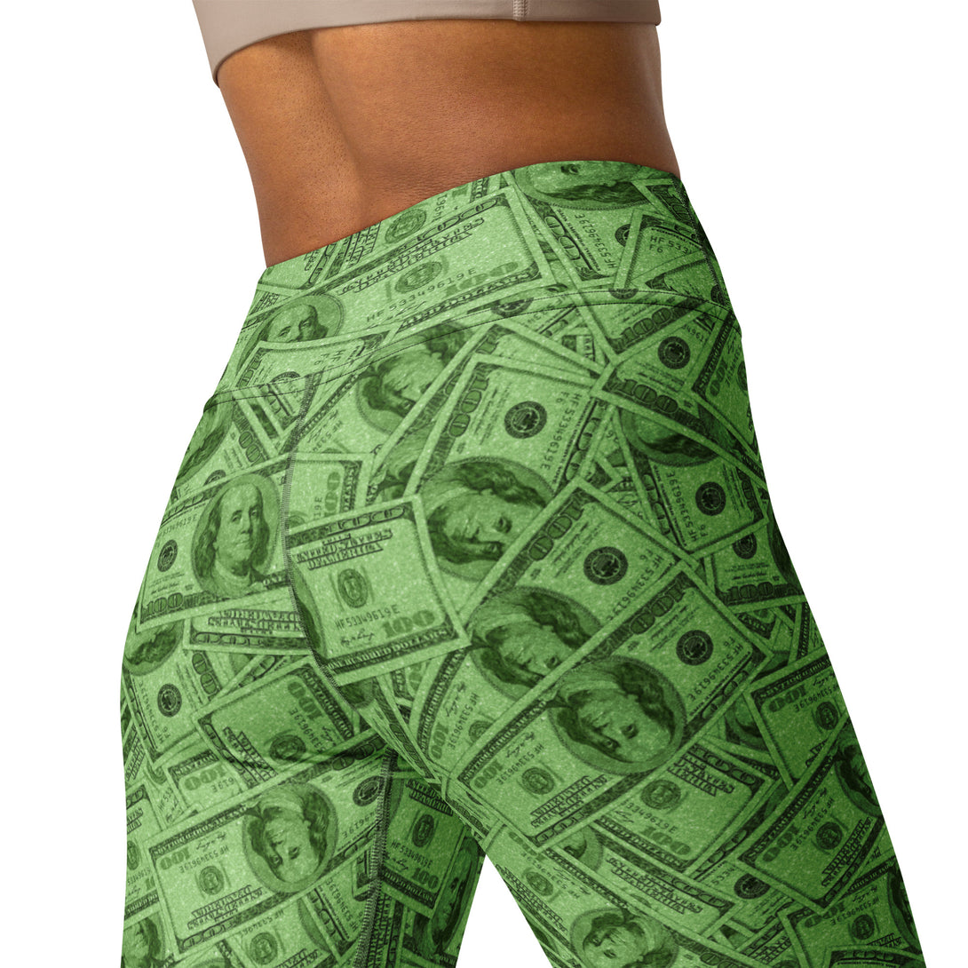 Cash Me If You Can Yoga Leggings