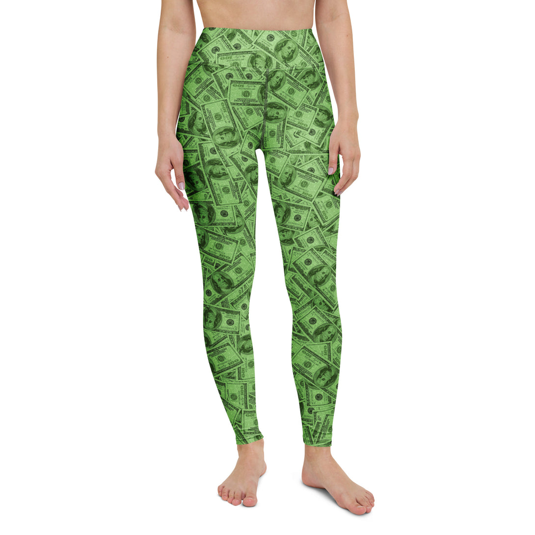 Cash Me If You Can Yoga Leggings