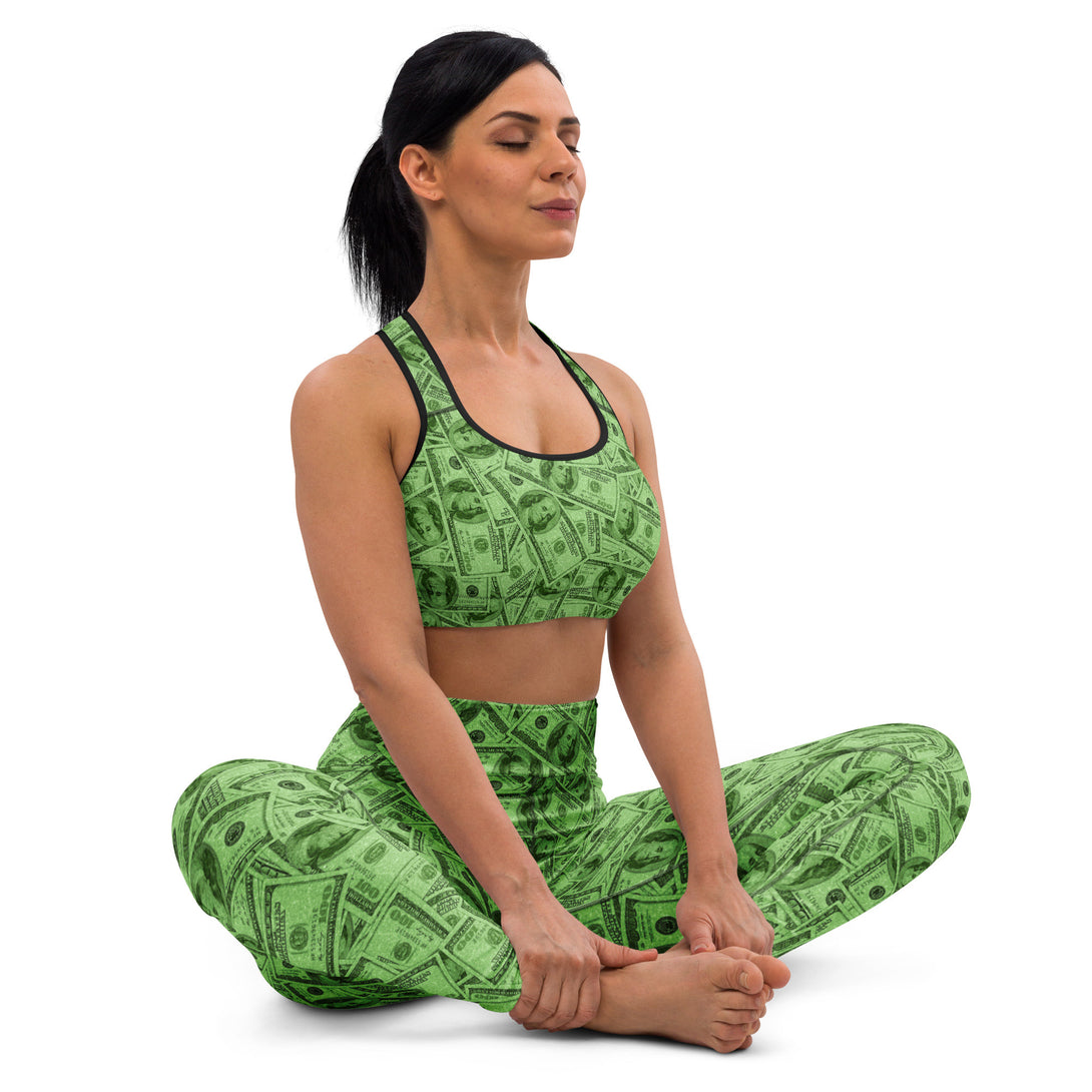 Cash Me If You Can Yoga Leggings