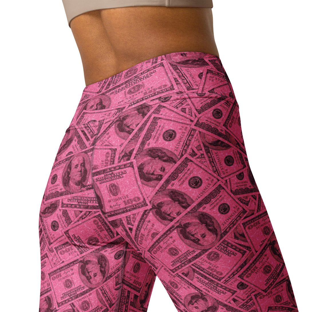 Cash Me If You Can Yoga Leggings