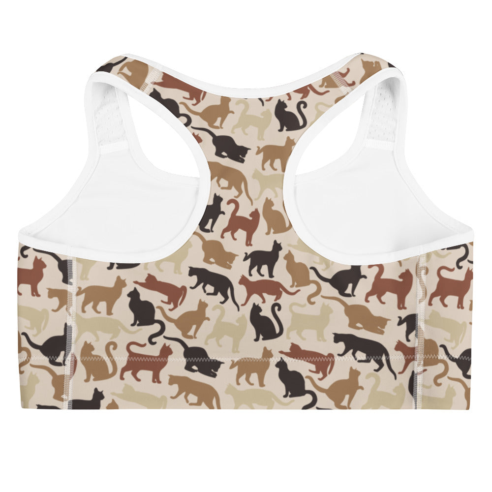 Cat Pawtrol Camo Sports Bra