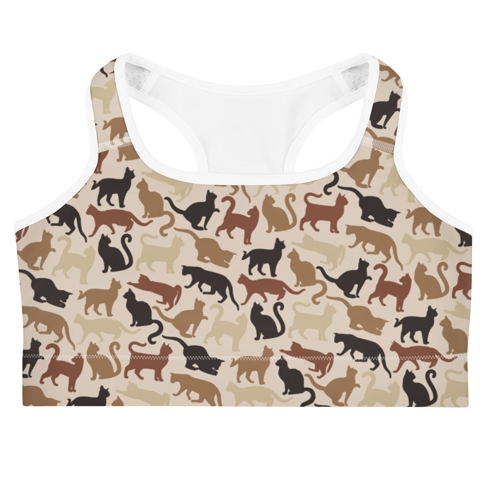 Cat Pawtrol Camo Sports Bra