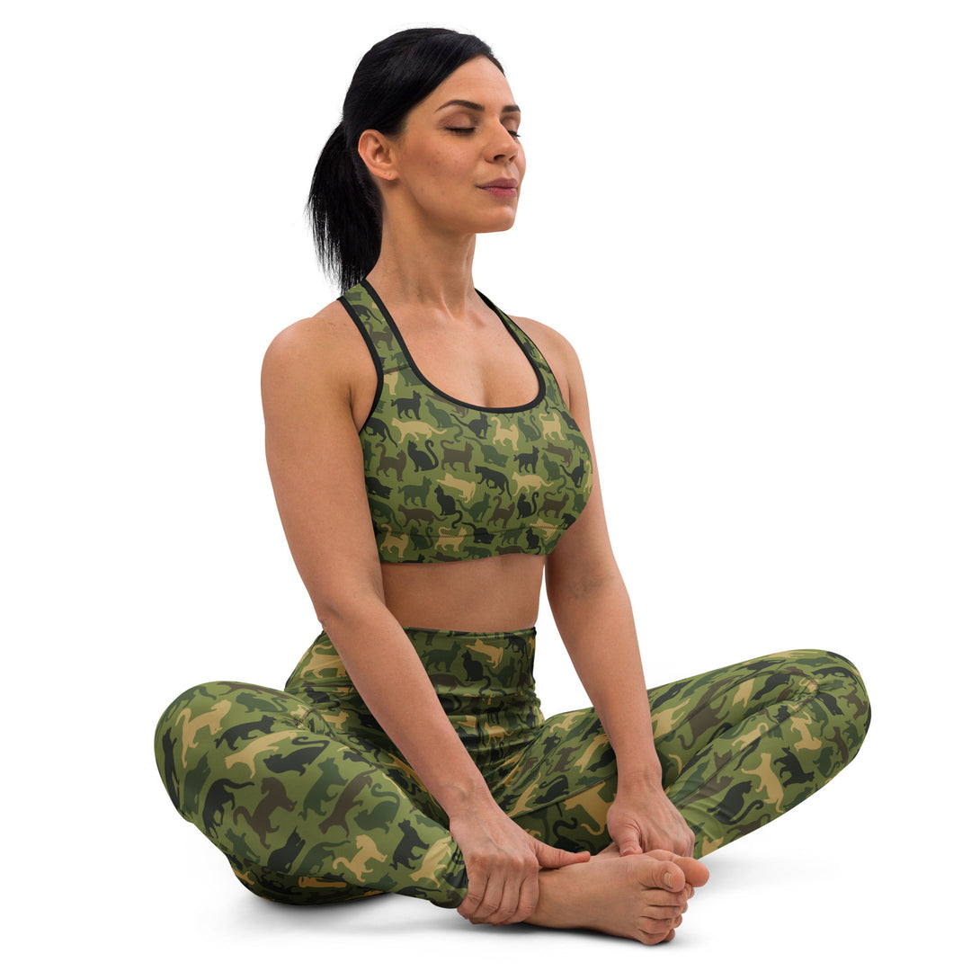 Cat Pawtrol Camo Sports Bra