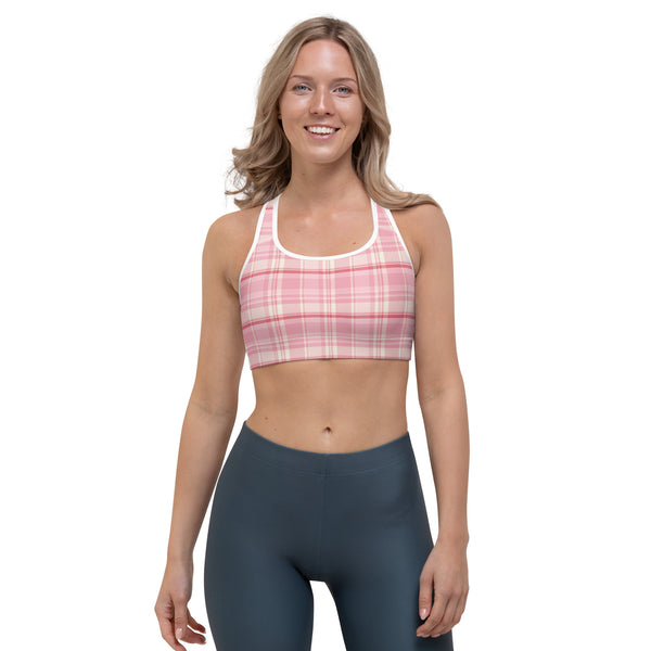 Checkered Charm Checkered Sports bra