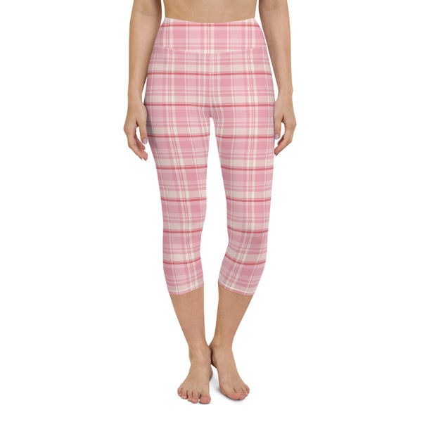 Checkered Charm Checkered Yoga Capri Leggings