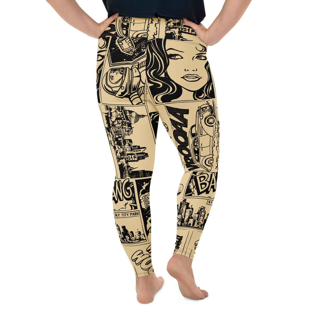 Comic Bang Plus Size Leggings