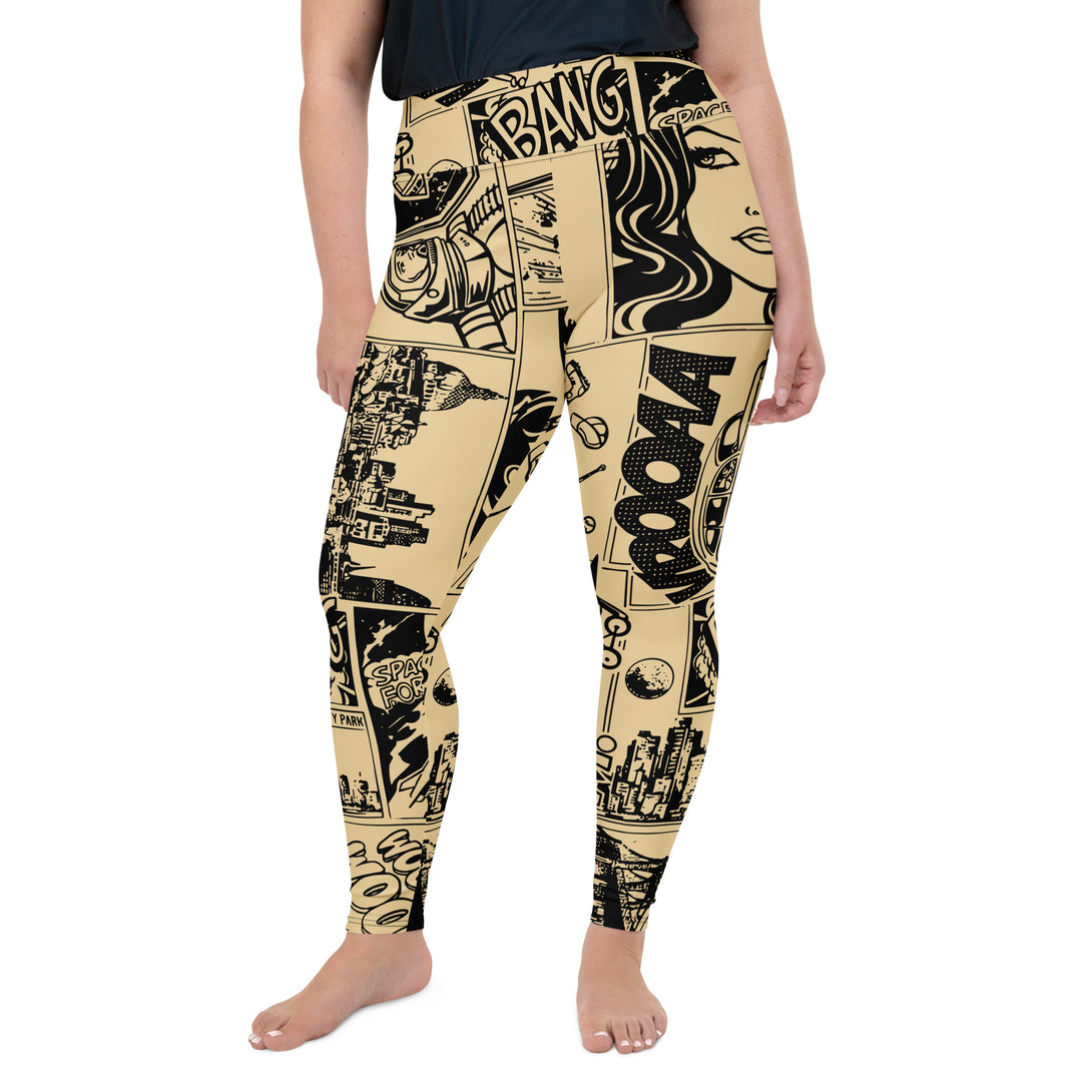 Comic Bang Plus Size Leggings