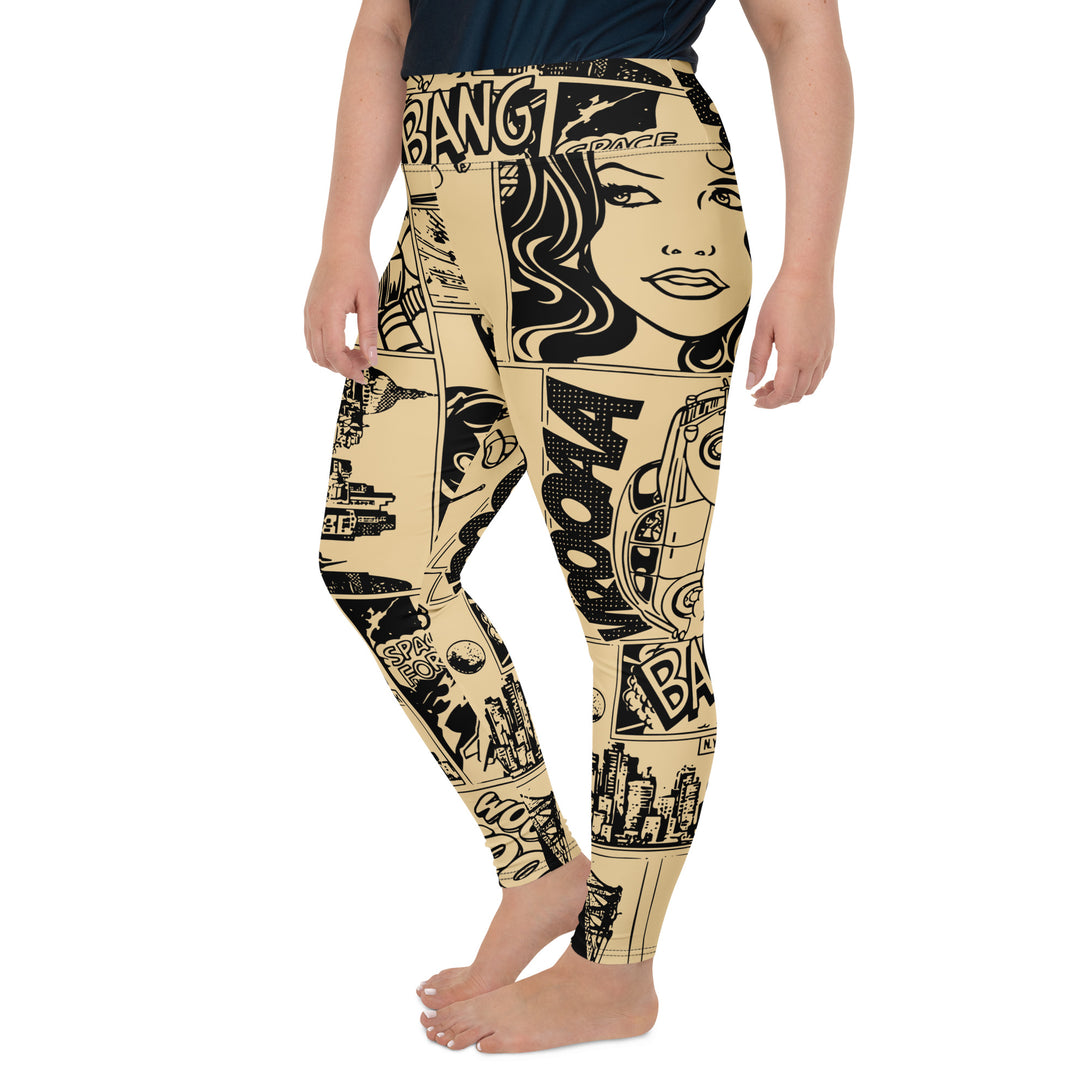Comic Bang Plus Size Leggings