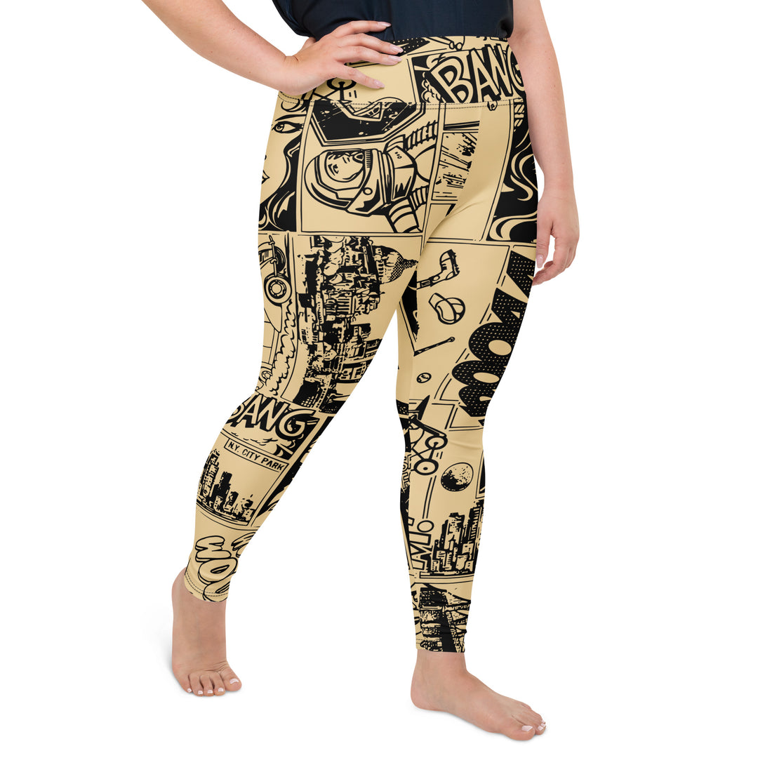 Comic Bang Plus Size Leggings