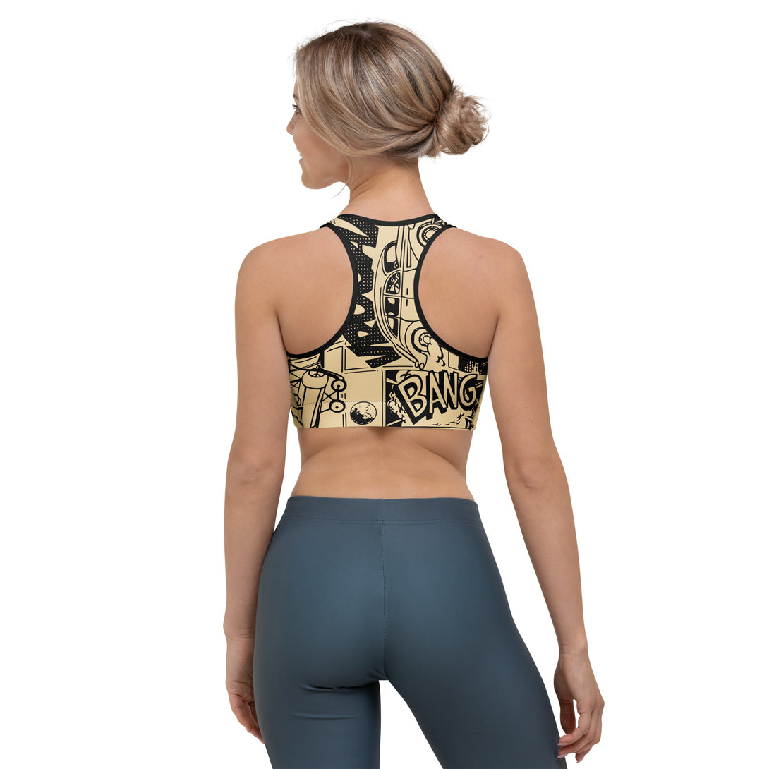 Comic Bang Sports Bra
